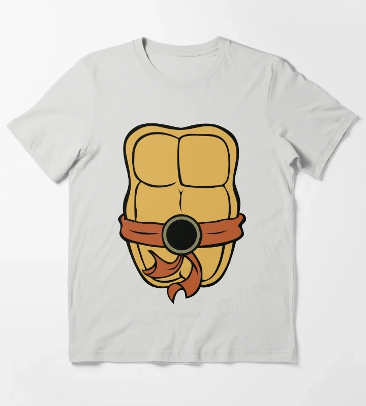 Turtle Ninja Costume T-Shirt Light Grey