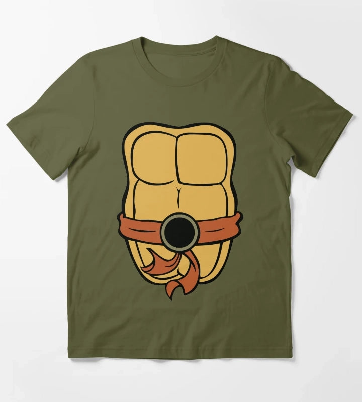 Turtle Ninja Costume T-Shirt Olive Green
