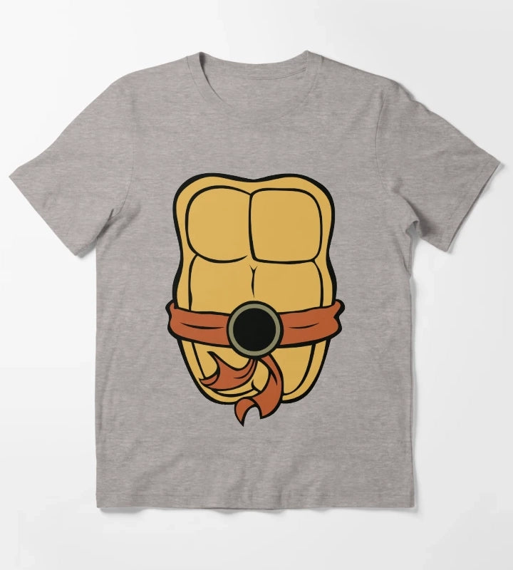 Turtle Ninja Costume T-Shirt Heather Grey