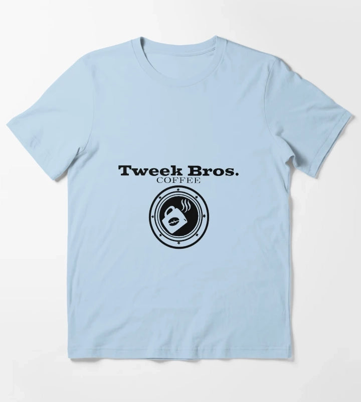 Tweek Bros Coffee Design T-Shirt Sky Blue