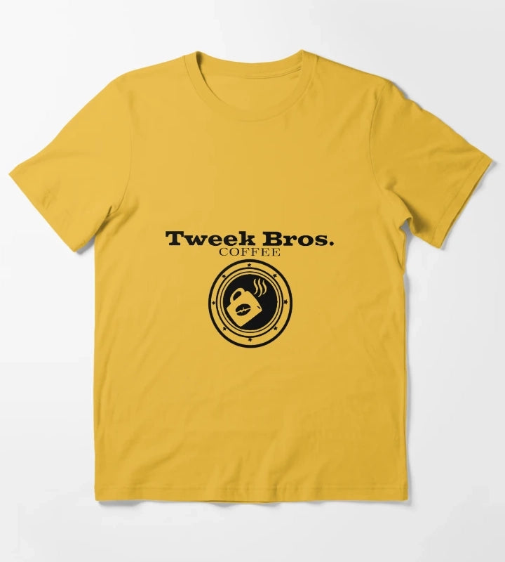 Tweek Bros Coffee Design T-Shirt Yellow