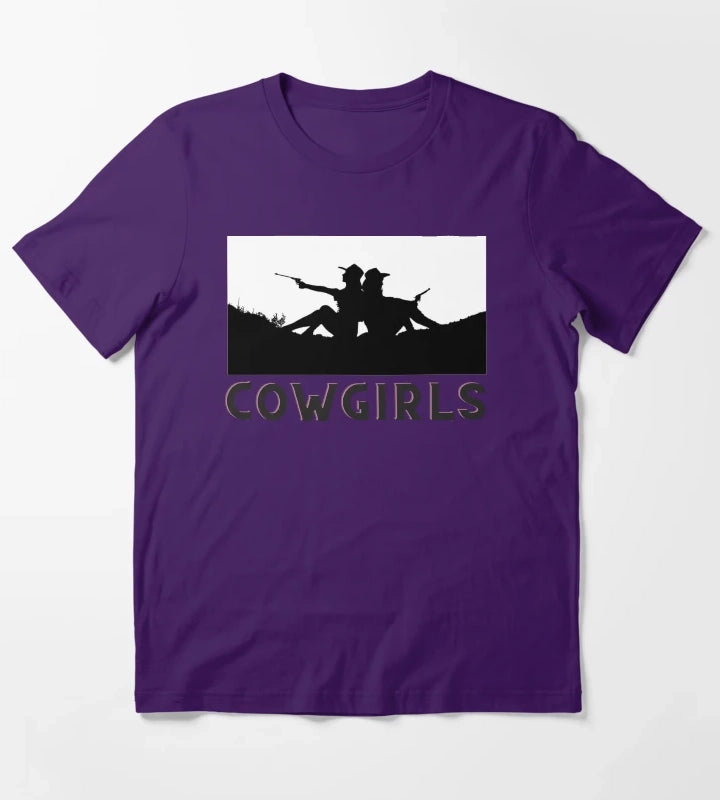 Two Cowgirls Retro Cowgirls T-Shirt Purple