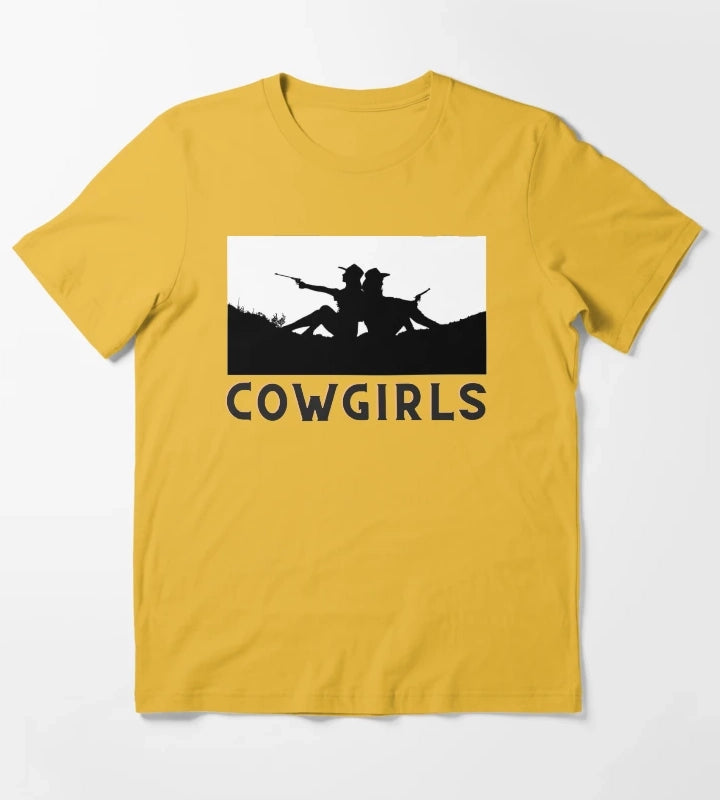 Two Cowgirls Retro Cowgirls T-Shirt Yellow