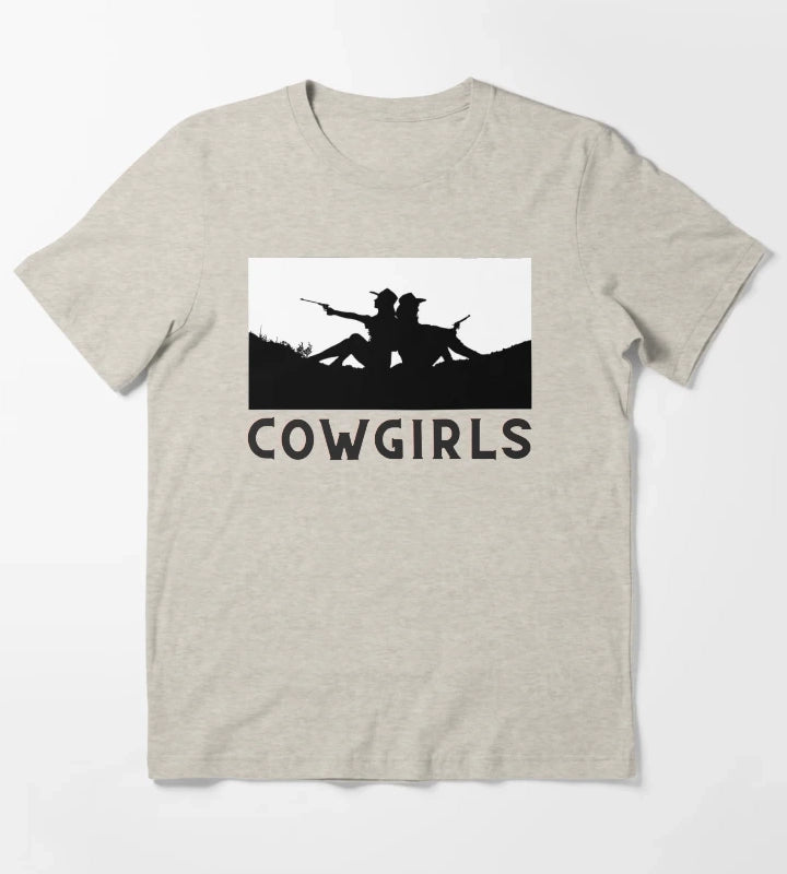 Two Cowgirls Retro Cowgirls T-Shirt Cream