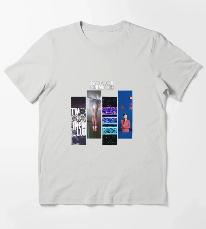 Two Door Cinema Club Discography T-Shirt Light Grey