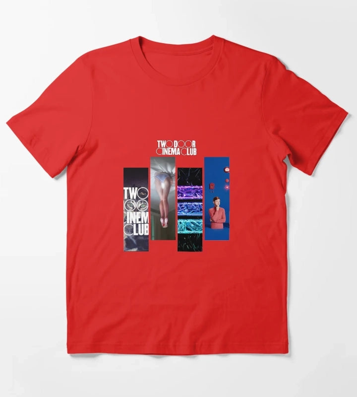 Two Door Cinema Club Discography T-Shirt Red