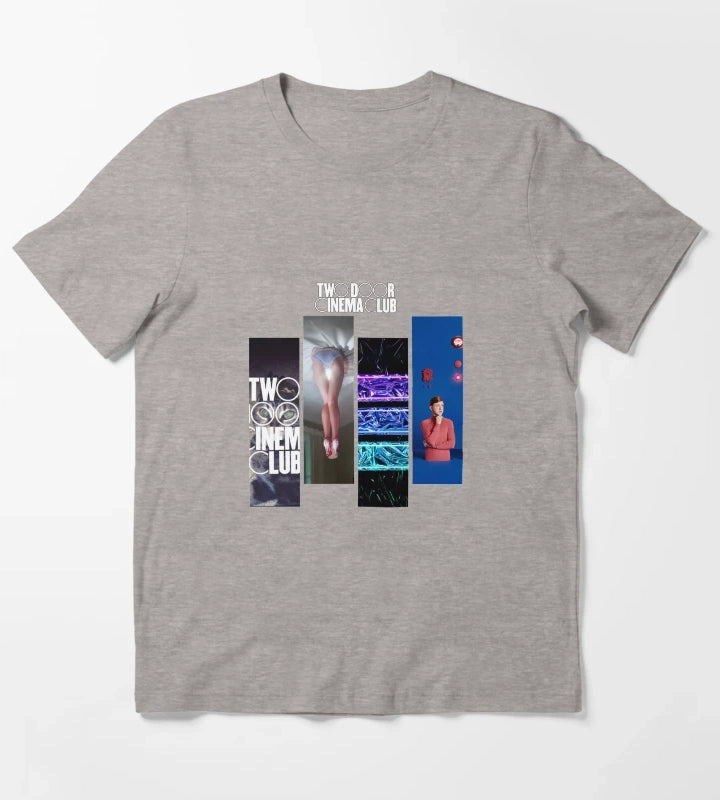 Two Door Cinema Club Discography T-Shirt Heather Grey