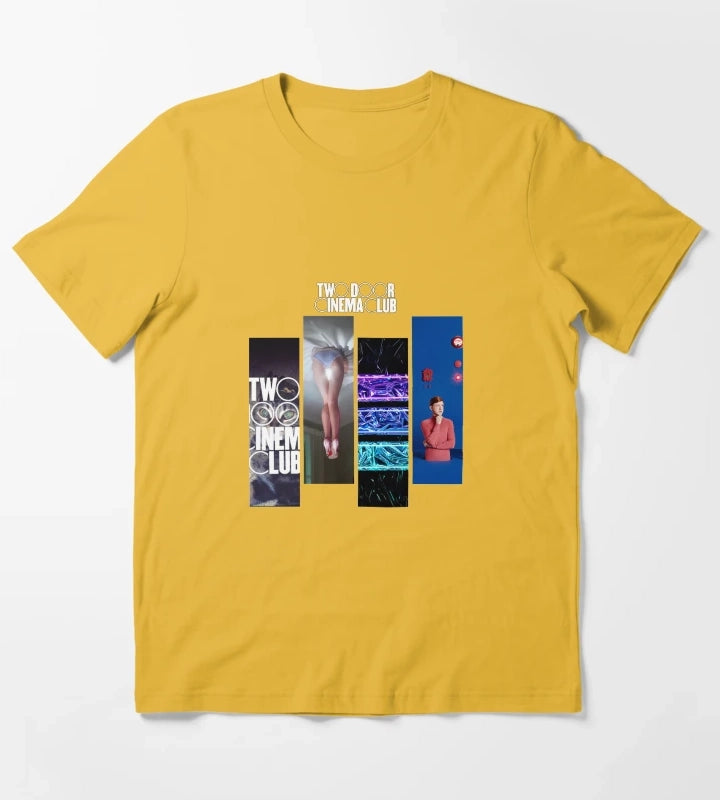 Two Door Cinema Club Discography T-Shirt Yellow