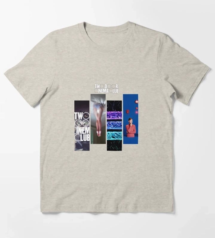 Two Door Cinema Club Discography T-Shirt Cream
