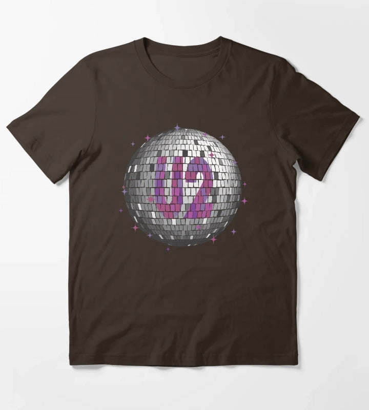 U2 Disco Ball Ultraviolet T-Shirt Brown