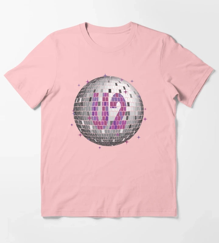 U2 Disco Ball Ultraviolet T-Shirt Dark Grey