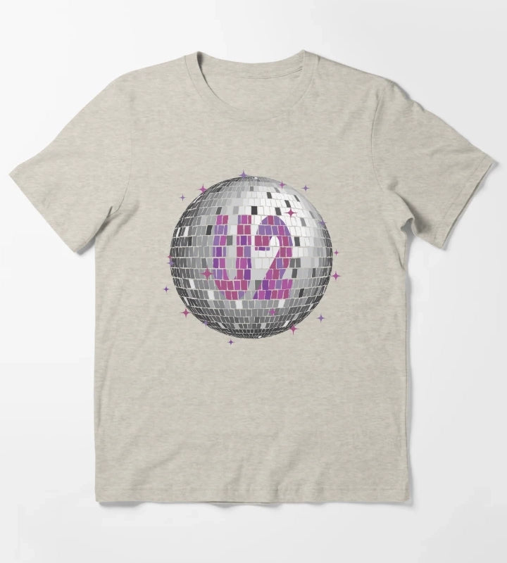U2 Disco Ball Ultraviolet T-Shirt Cream