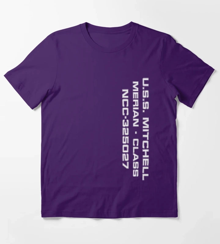 USS Mitchell T-Shirt Purple
