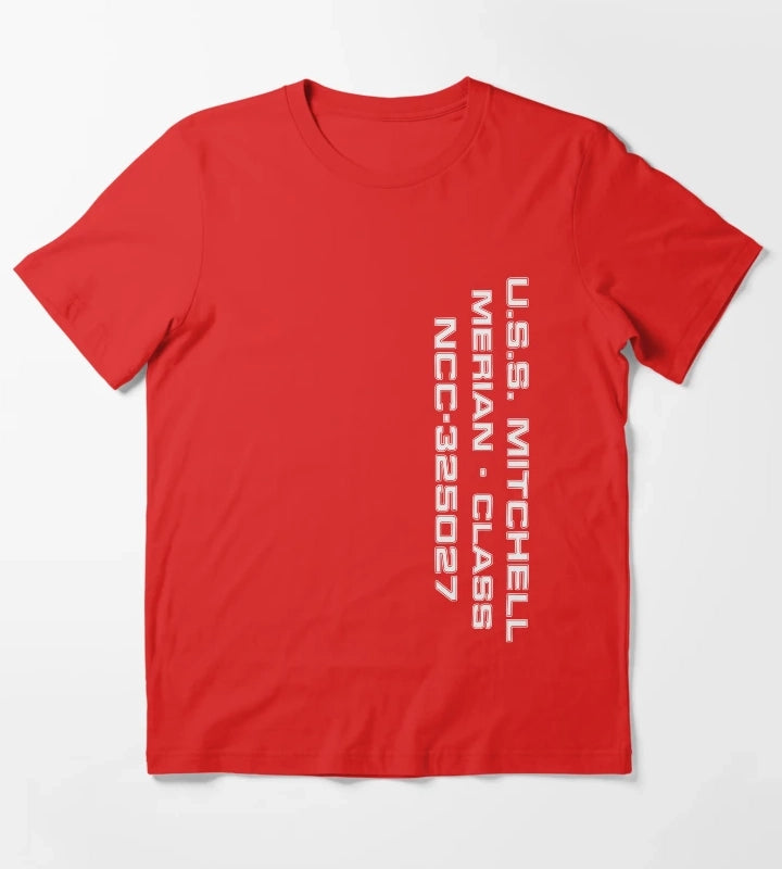 USS Mitchell T-Shirt Red