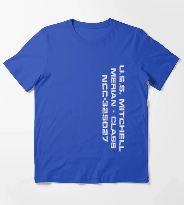 USS Mitchell T-Shirt Blue