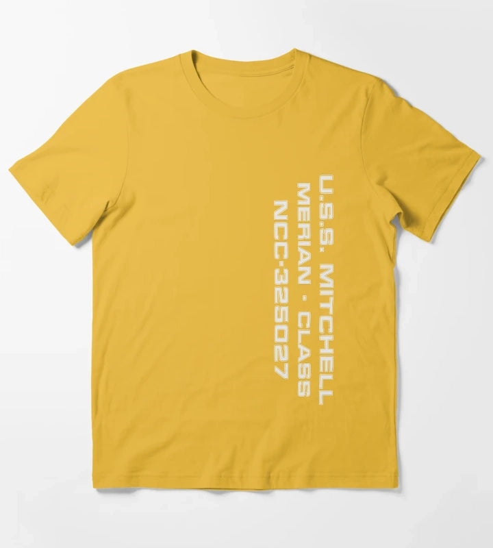 USS Mitchell T-Shirt Yellow