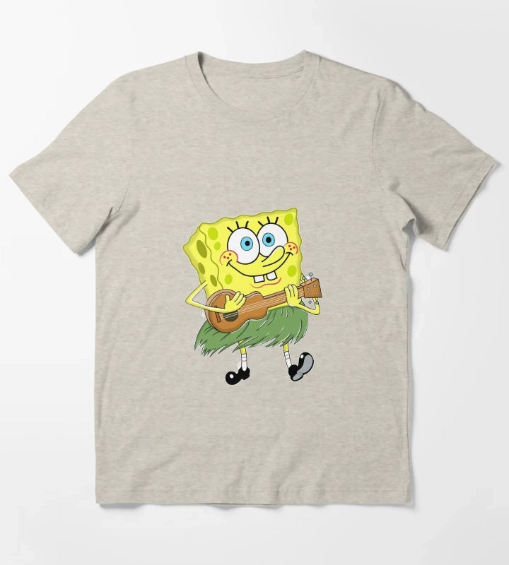 Ukulele SpongeBob T-Shirt Cream