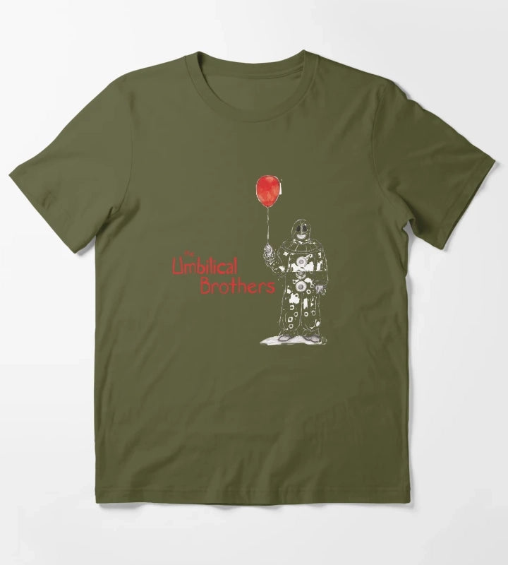 Umbilical Brothers Roadie Design T-Shirt Olive Green