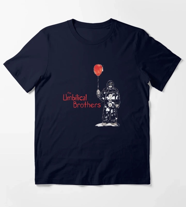 Umbilical Brothers Roadie Design T-Shirt Navy