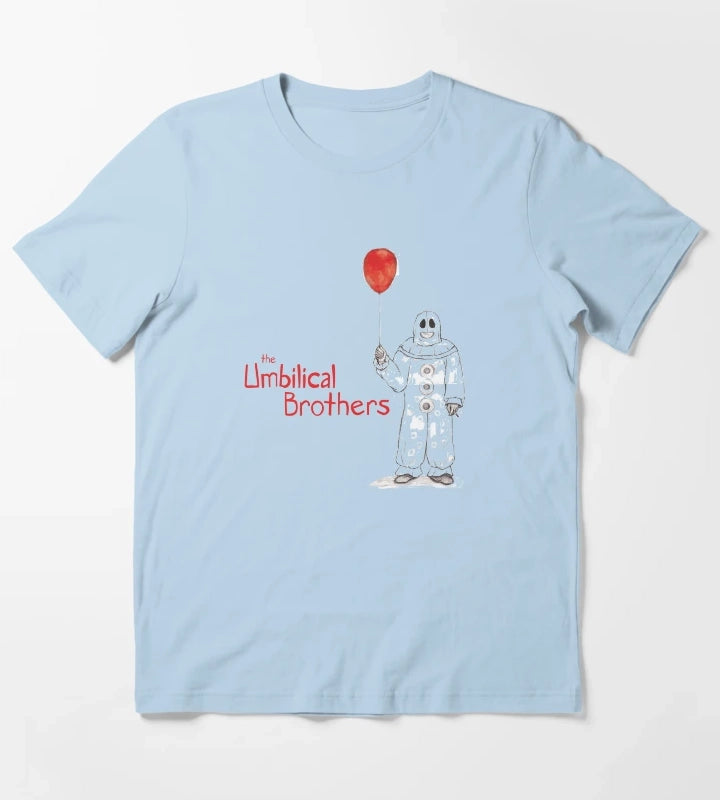 Umbilical Brothers Roadie Design T-Shirt Sky Blue