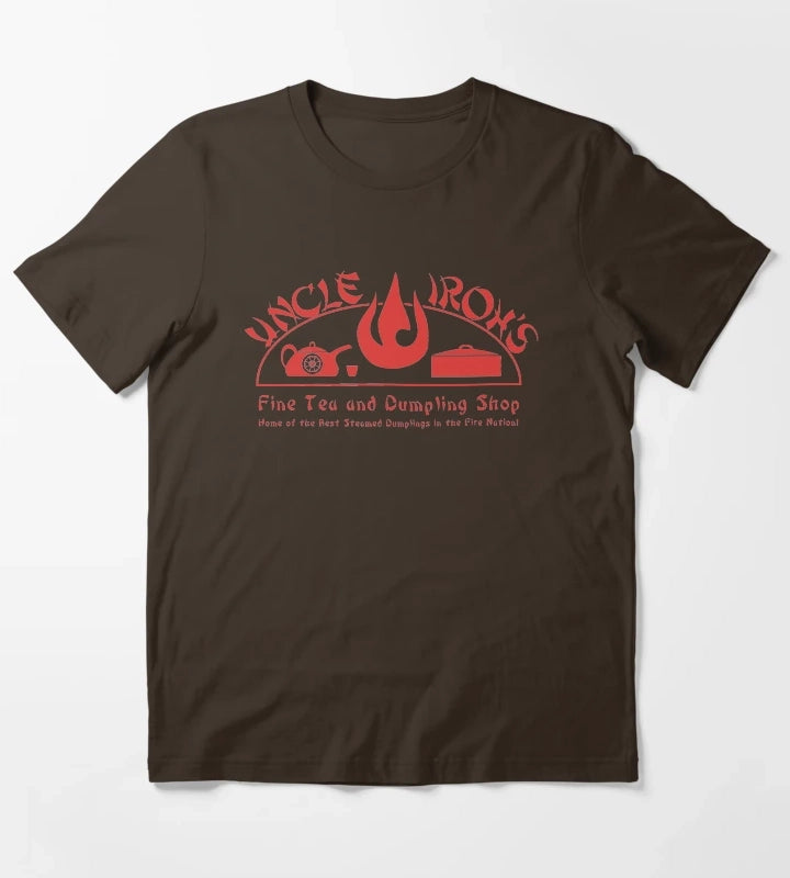 Uncle Irohs Fine Tea Shop T-Shirt Brown