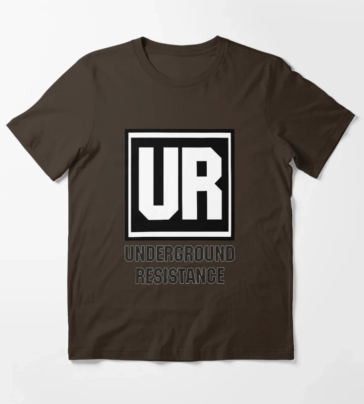 Underground Records T-Shirt Brown