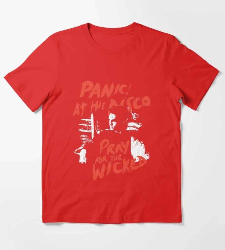 Universe is made of protons neutrons electrons morons Panicmaskes Panicgalaxy Panicstuff Panicyoutube Paniclong sleeve Panic1 Panic2 Panicshop Panicmouse Panic x3 T-Shirt Red