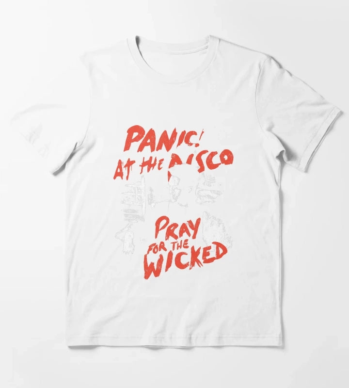 Universe is made of protons neutrons electrons morons Panicmaskes Panicgalaxy Panicstuff Panicyoutube Paniclong sleeve Panic1 Panic2 Panicshop Panicmouse Panic x3 T-Shirt White
