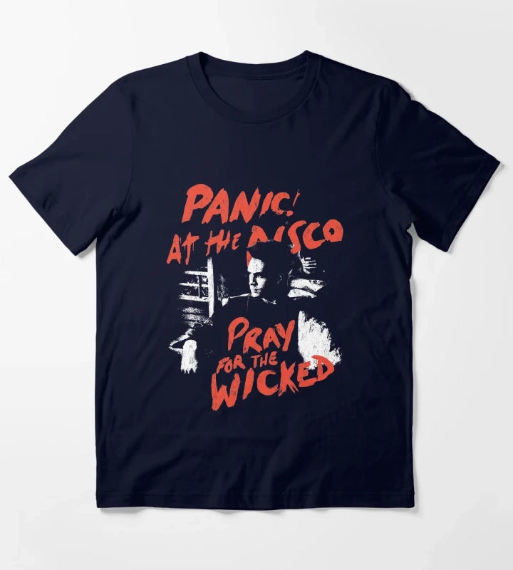 Universe is made of protons neutrons electrons morons Panicmaskes Panicgalaxy Panicstuff Panicyoutube Paniclong sleeve Panic1 Panic2 Panicshop Panicmouse Panic x3 T-Shirt Navy
