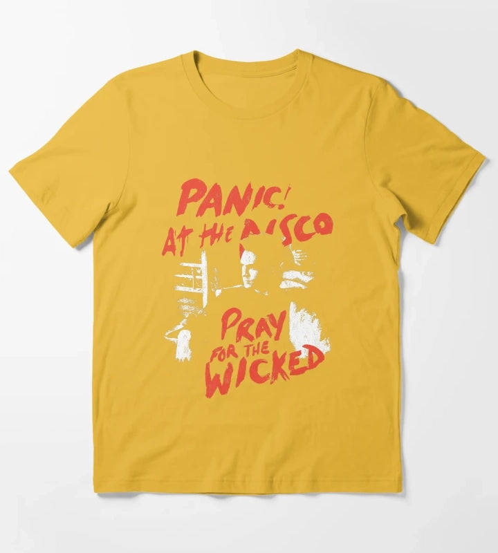 Universe is made of protons neutrons electrons morons Panicmaskes Panicgalaxy Panicstuff Panicyoutube Paniclong sleeve Panic1 Panic2 Panicshop Panicmouse Panic x3 T-Shirt Yellow