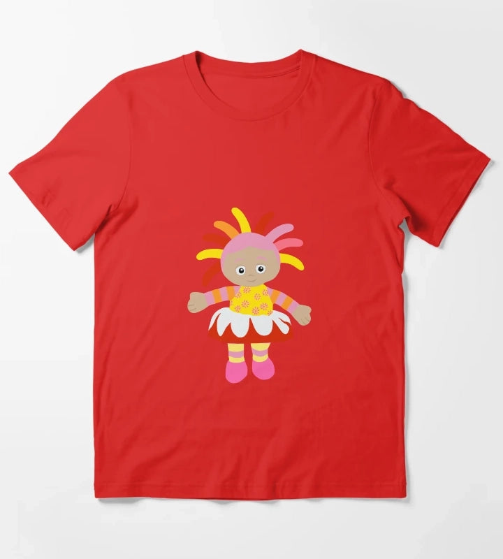 Upsy Daisy Simple Design T-Shirt Red