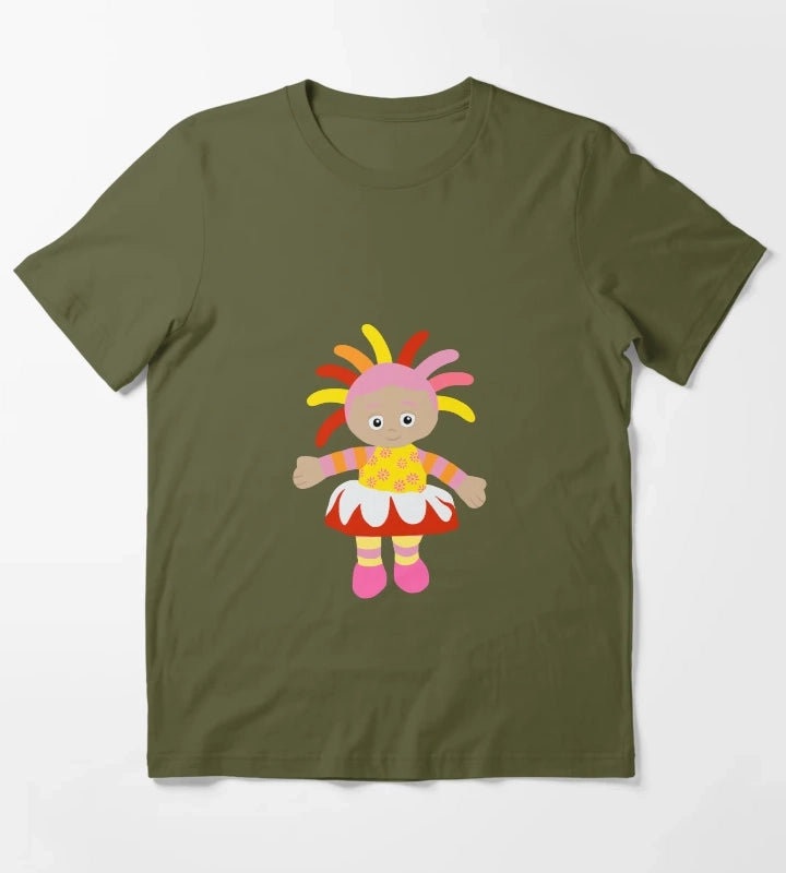 Upsy Daisy Simple Design T-Shirt Olive Green