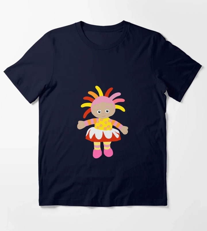 Upsy Daisy Simple Design T-Shirt Navy