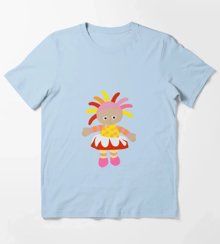 Upsy Daisy Simple Design T-Shirt Sky Blue