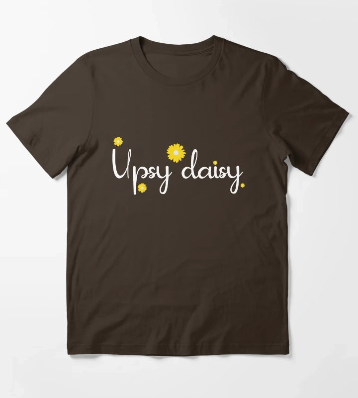 Upsy daisy day T-Shirt Brown