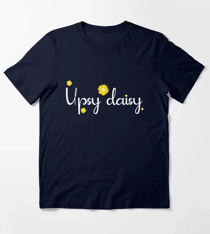 Upsy daisy day T-Shirt Navy