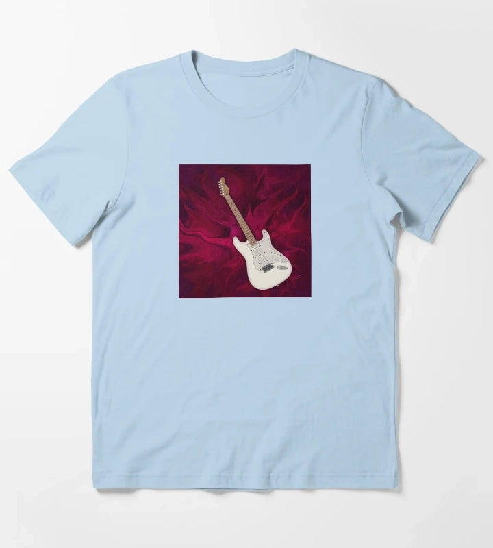 VELVET DISTORTION T-Shirt Sky Blue