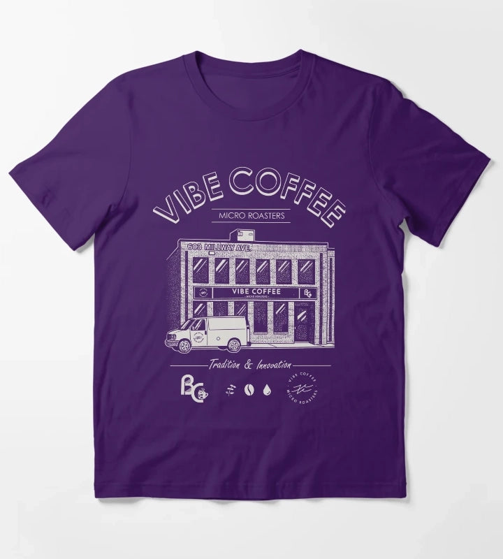 VIBE COFFEE T-Shirt Purple