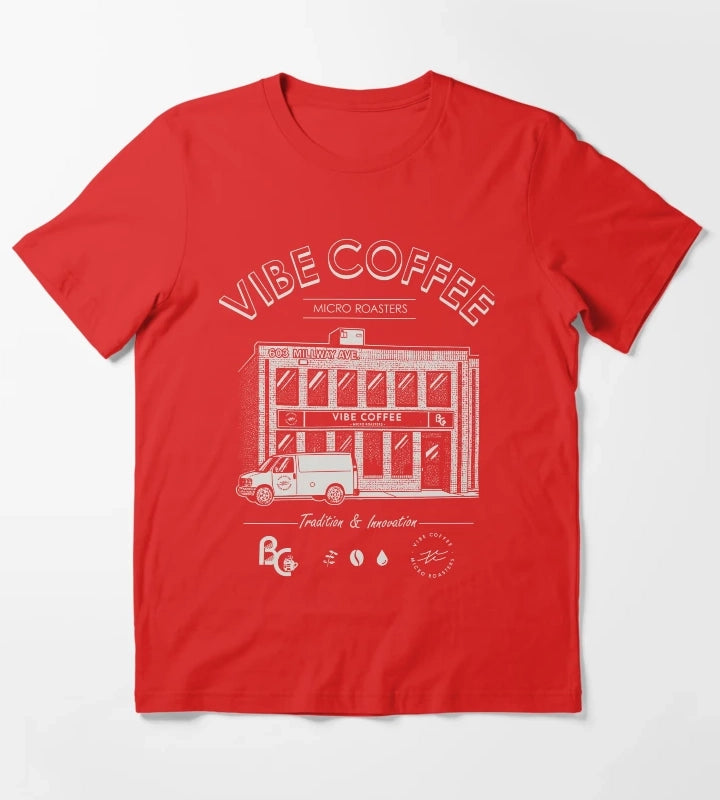 VIBE COFFEE T-Shirt Red