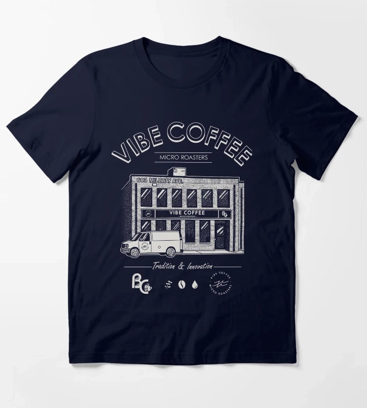 VIBE COFFEE T-Shirt Navy