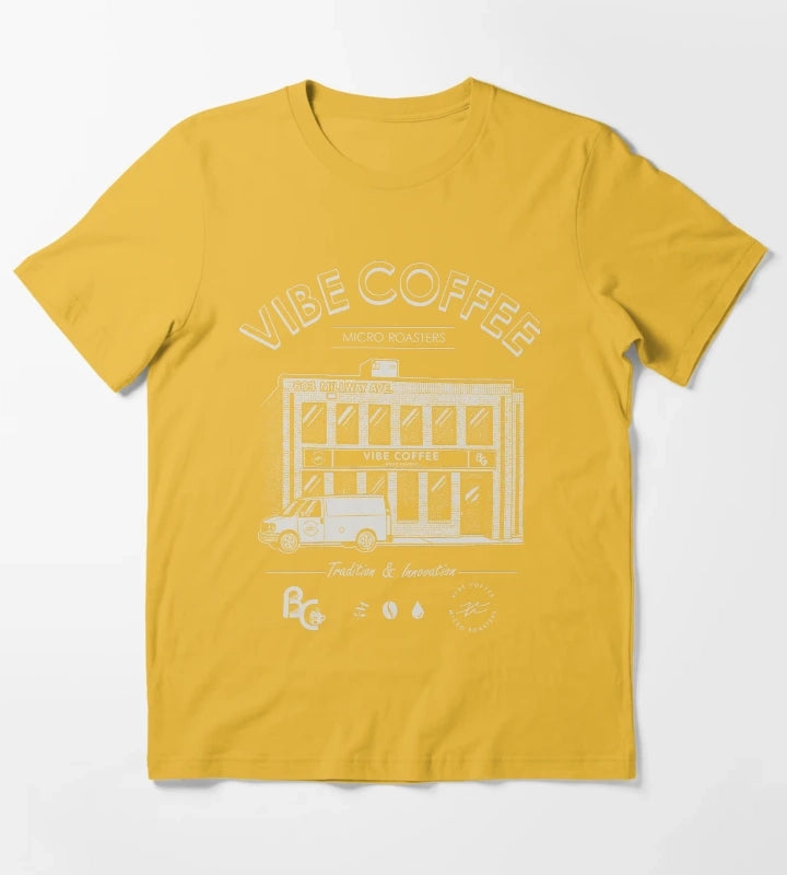 VIBE COFFEE T-Shirt Yellow