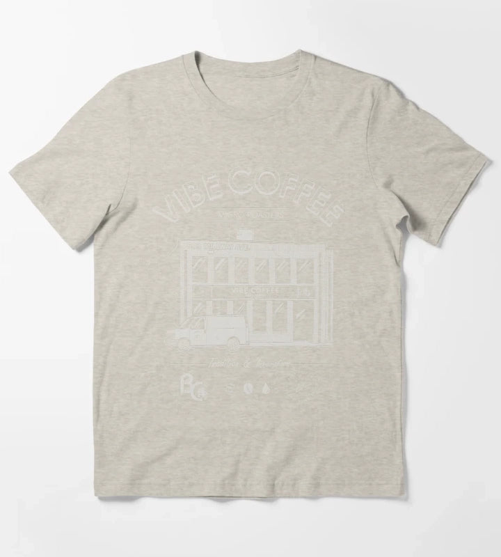 VIBE COFFEE T-Shirt Cream