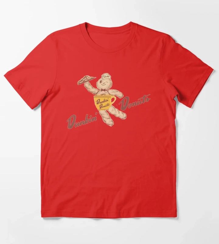 VINTAGE Dunkin Donuts BOX mascot T-Shirt Red