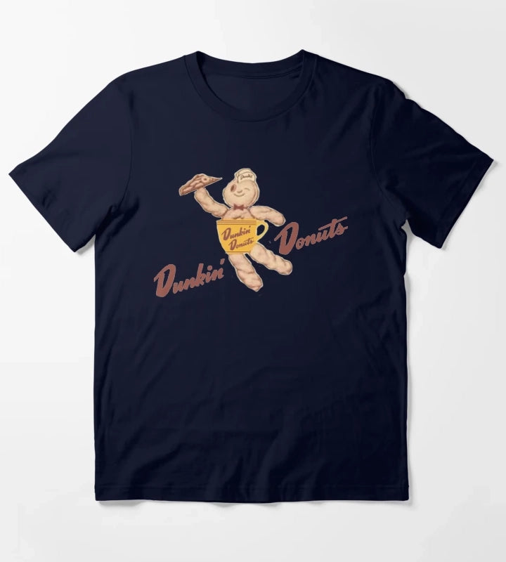 VINTAGE Dunkin Donuts BOX mascot T-Shirt Navy
