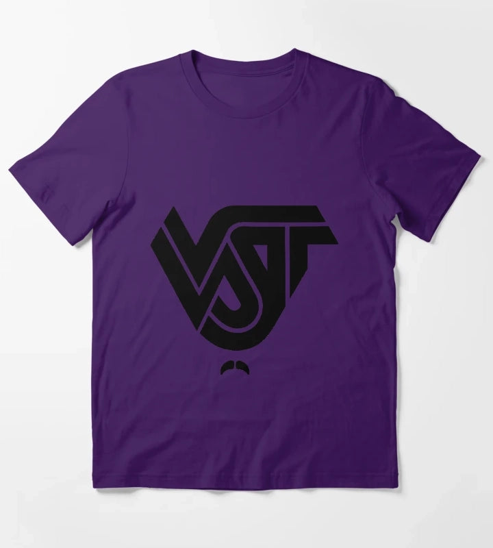 VST Company Black Logo T-Shirt Purple