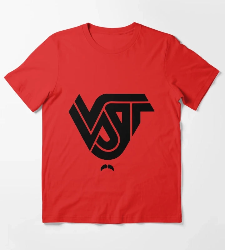 VST Company Black Logo T-Shirt Red