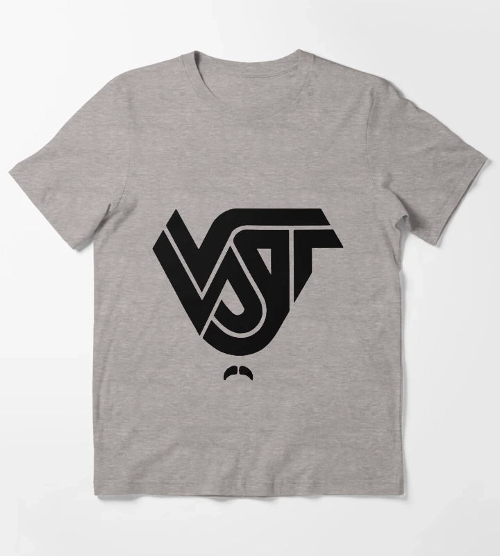VST Company Black Logo T-Shirt Heather Grey