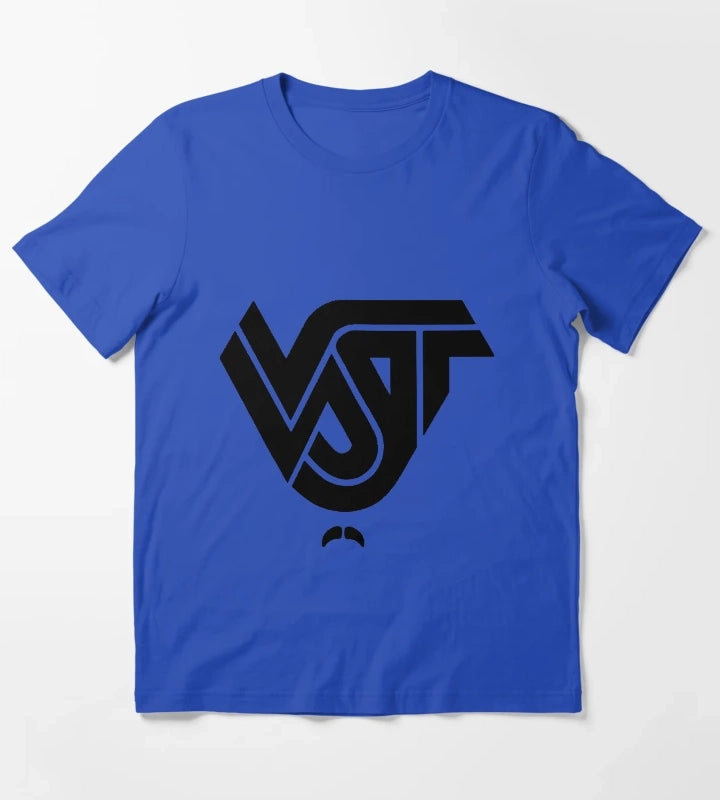 VST Company Black Logo T-Shirt Blue