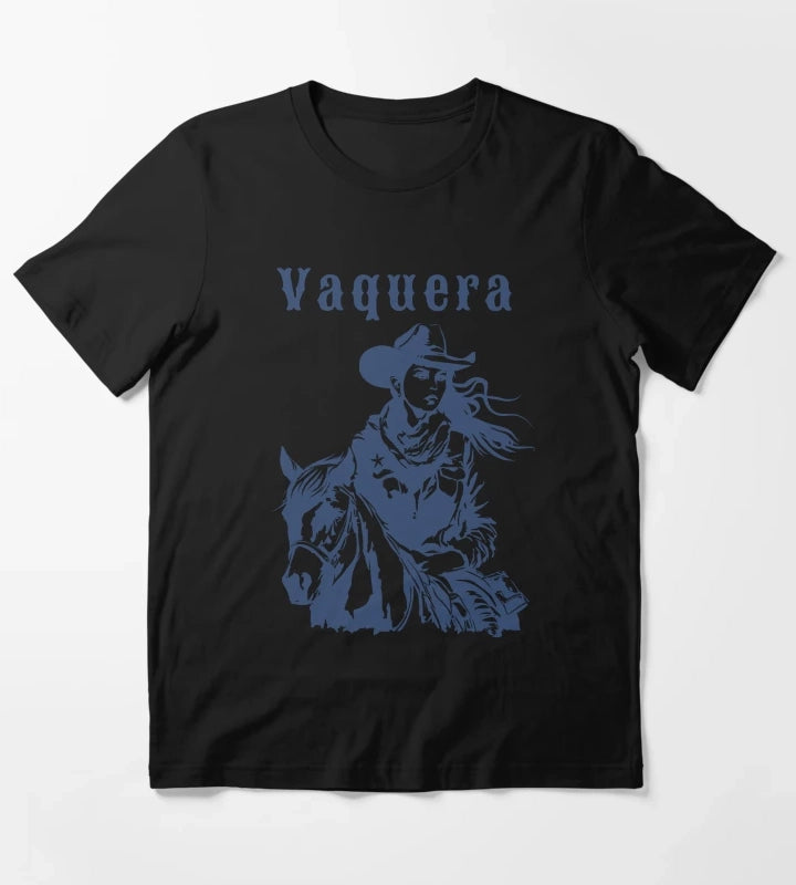 Vaquera Mexican Cowgirl Vintage Western Tshirt Rodeo Style Mexican Cowgirl T-Shirt