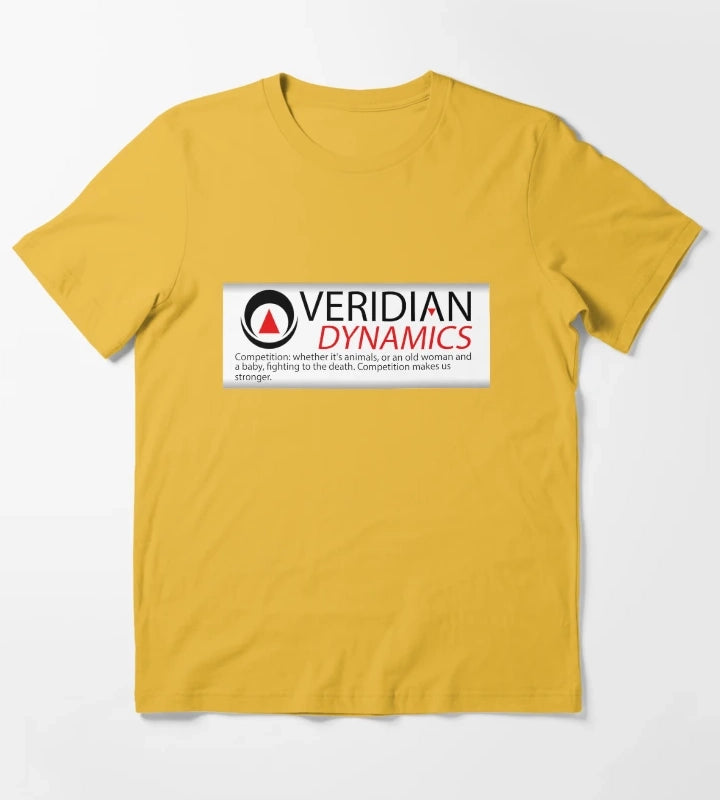Veridian Dynamics Competition makes us stronger BetterOffTed VeridianDynamics T-Shirt Yellow
